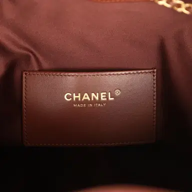 Chanel Chanel Medium 25 Hobo Bag Brown Caviar Antique Gold Hardware | Thumbnail 10
