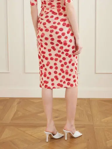 Stella McCartney Printed Mesh Midi Skirt | Thumbnail 4 Stella McCartney Printed Mesh Midi Skirt | Thumbnail 4