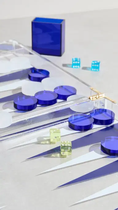 Tizo Design 18 Lucite Backgammon | Thumbnail 3 Tizo Design 18 Lucite Backgammon | Thumbnail 3