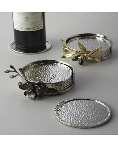 Michael Aram Black Orchid Coaster Set | Thumbnail 2