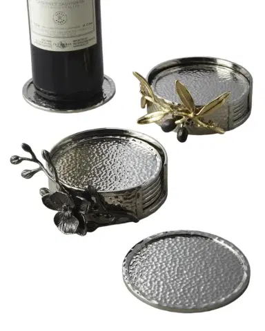 Michael Aram Black Orchid Coaster Set | Thumbnail 1