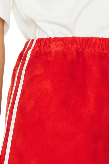 Sprwmn Dolphin Athletic Stripe Leather Short | Thumbnail 6