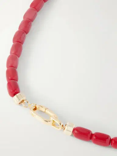 Martha Calvo Alba Gold-plated Glass Necklace | Thumbnail 3