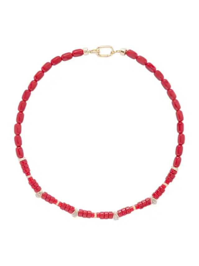 Alba Gold-plated Glass Necklace
