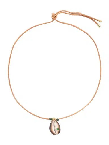 Martha Calvo Raya Suede Beaded Necklace | Thumbnail 1