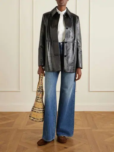 Burberry Margate Checked Raffia Shoulder Bag | Thumbnail 3 Burberry Margate Checked Raffia Shoulder Bag | Thumbnail 3