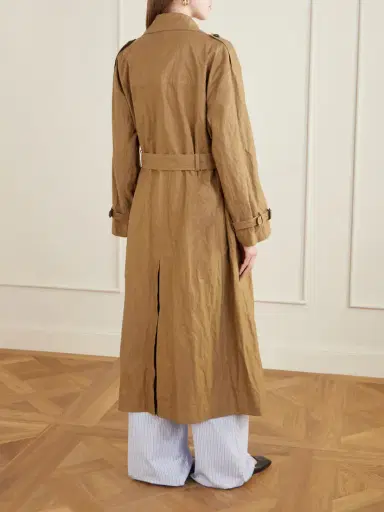 Dolce & Gabbana Double-breasted Cotton-blend Canvas Trench Coat | Thumbnail 3