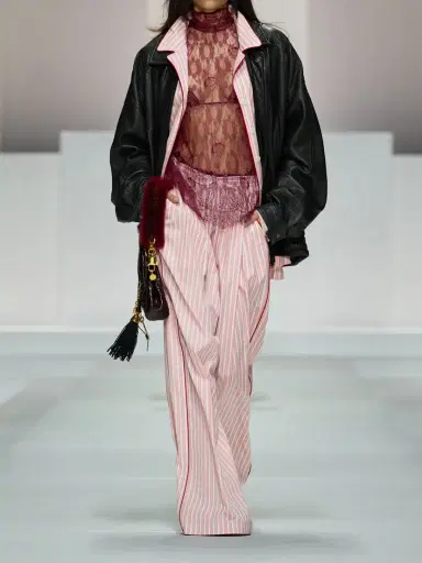 Dolce & Gabbana Pleated Striped Cotton-poplin Wide-leg Pants | Thumbnail 6 Dolce & Gabbana Pleated Striped Cotton-poplin Wide-leg Pants | Thumbnail 6