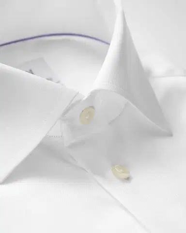 Eton Men's Contemporary-Fit French-Cuff Twill Dress Shirt | Thumbnail 4 Eton Men's Contemporary-Fit French-Cuff Twill Dress Shirt | Thumbnail 4