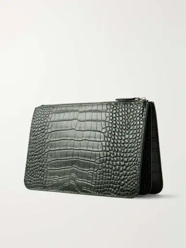TOTEME Threefold Croco-embossed Leather Clutch | Thumbnail 4 TOTEME Threefold Croco-embossed Leather Clutch | Thumbnail 4