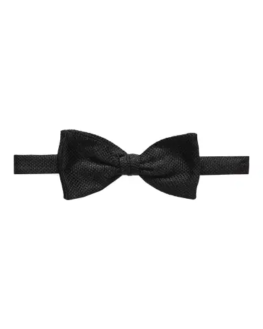 Eton Textured Silk Ready-Tied Bow Tie | Thumbnail 3