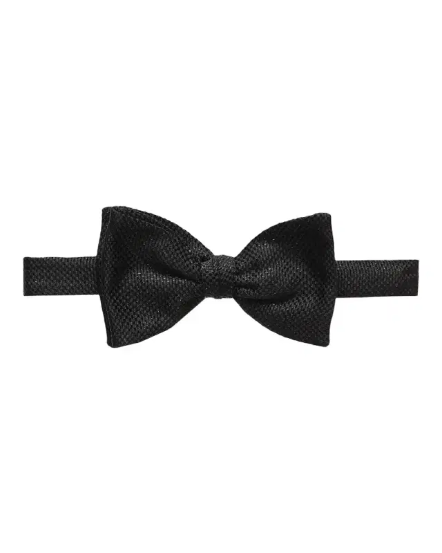 Textured Silk Ready-Tied Bow Tie