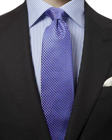 Eton Micro-Circle Silk Tie | Thumbnail 2