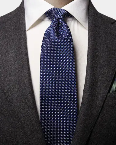 Eton Micro-Circle Silk Tie | Thumbnail 2