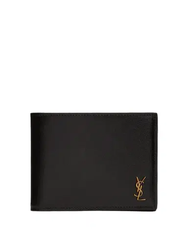 Saint Laurent Men's YSL East-West Logo Bi-Fold Wallet | Thumbnail 1 Saint Laurent Men's YSL East-West Logo Bi-Fold Wallet | Thumbnail 1