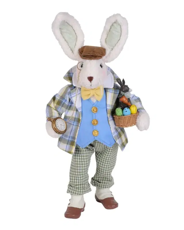 Karen Didion Originals Gentleman Bunny Decor