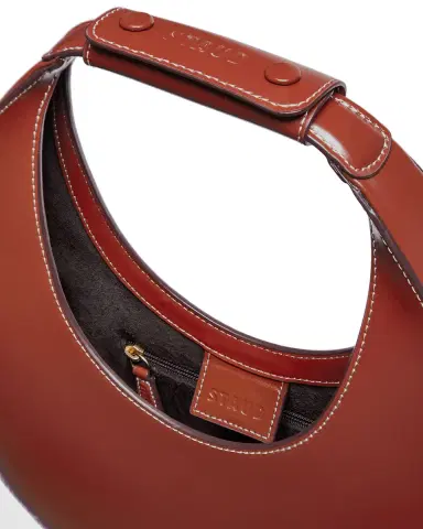 STAUD Moon Leather Hobo Bag | Thumbnail 3