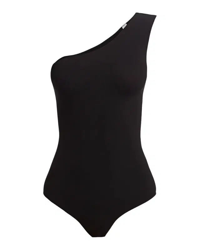 Commando Ballet One-Shoulder Sleeveless Matte Bodysuit