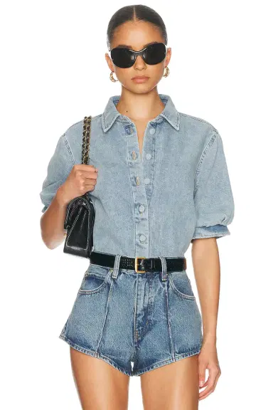 Frame The Billow Sleeve Shirt | Thumbnail 1 Frame The Billow Sleeve Shirt | Thumbnail 1
