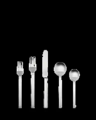 Mepra Stile Ice 5-Piece Flatware Set | Thumbnail 2 Mepra Stile Ice 5-Piece Flatware Set | Thumbnail 2