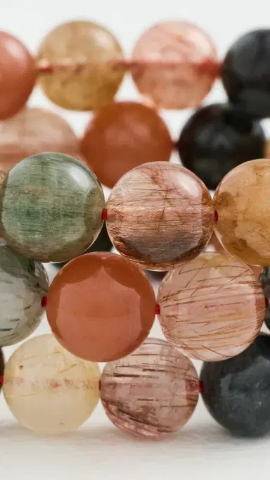 Alexa Leigh Natural Bead Bracelet Stack Natural One Size | Thumbnail 4