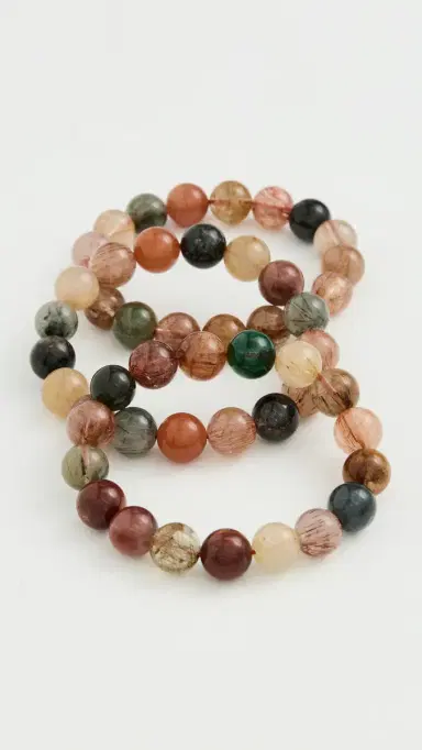 Alexa Leigh Natural Bead Bracelet Stack Natural One Size | Thumbnail 5