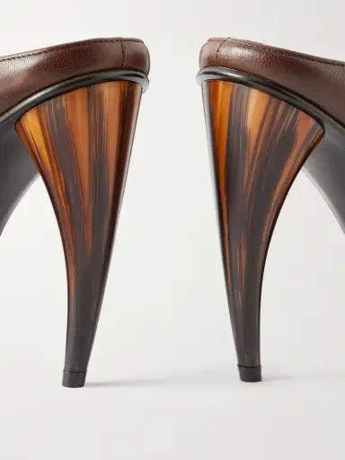 Alexander McQueen Leather Mules | Thumbnail 5