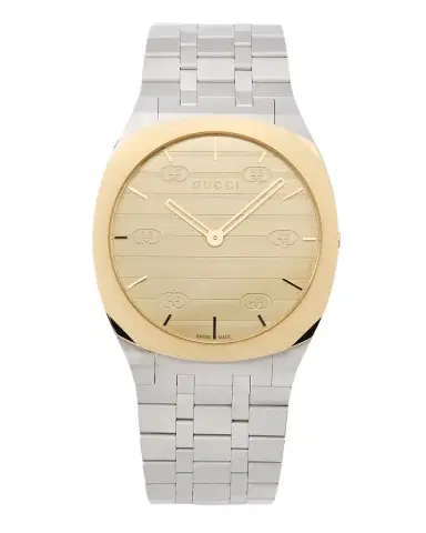 Gucci 25H 38mm Two-Tone Bracelet Watch | Thumbnail 1 Gucci 25H 38mm Two-Tone Bracelet Watch | Thumbnail 1