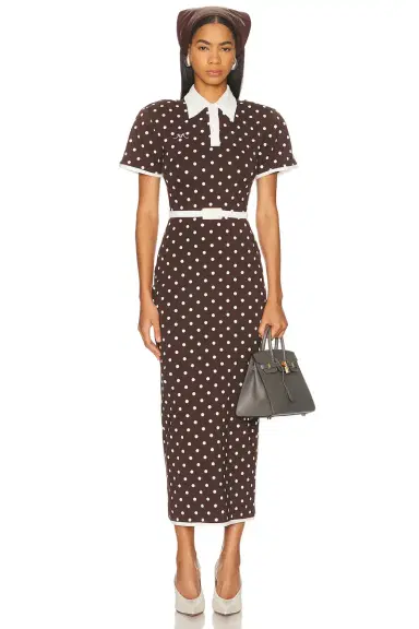 Rowen Rose Polo Midi Dress | Thumbnail 1