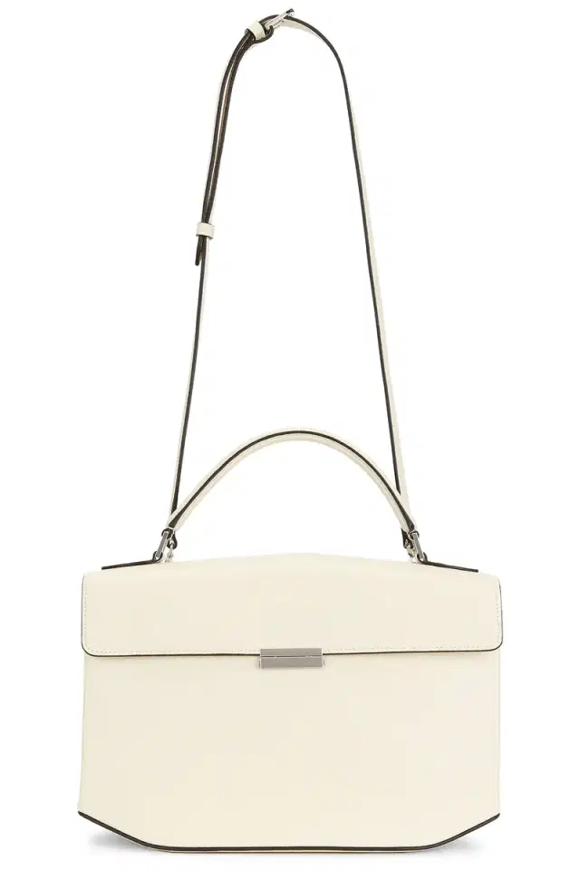 Toteme Box Grained Leather Top Handle Bag