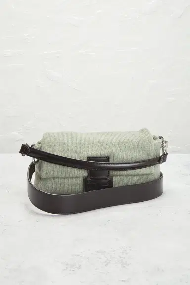 Fendi Cashmere Baguette Shoulder Bag | Thumbnail 2