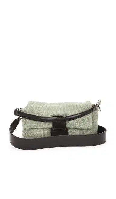 Fendi Cashmere Baguette Shoulder Bag | Thumbnail 11