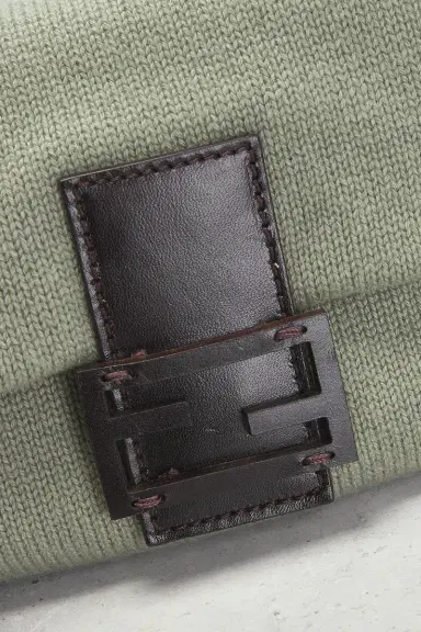 Fendi Cashmere Baguette Shoulder Bag | Thumbnail 5