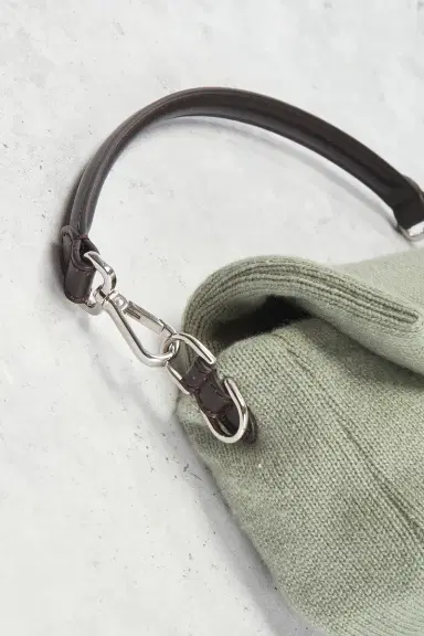 Fendi Cashmere Baguette Shoulder Bag | Thumbnail 7
