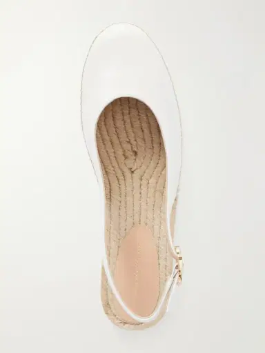 Gianvito Rossi Paz Leather Slingback Espadrilles | Thumbnail 6 Gianvito Rossi Paz Leather Slingback Espadrilles | Thumbnail 6