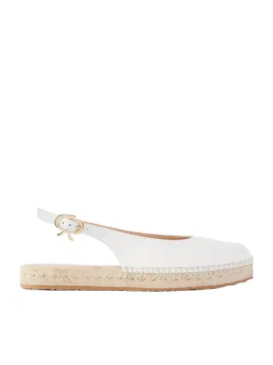 Gianvito Rossi Paz Leather Slingback Espadrilles | Thumbnail 1 Gianvito Rossi Paz Leather Slingback Espadrilles | Thumbnail 1