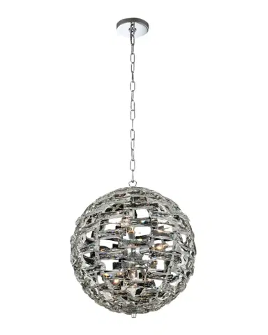 Allegri Crystal by Kalco Lighting 18" Alta Orb Pendant Light | Thumbnail 1
