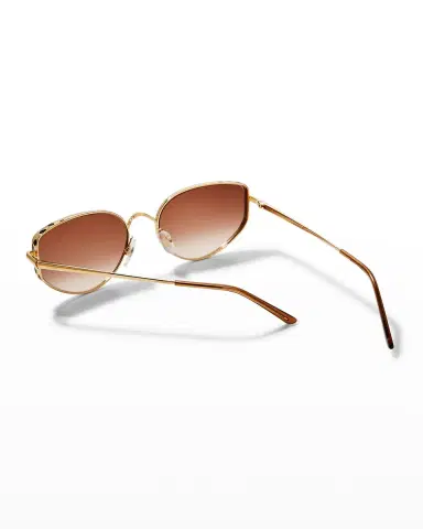 Cartier Panthere Metal Cat-Eye Sunglasses | Thumbnail 2