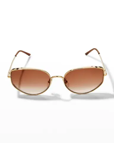 Cartier Panthere Metal Cat-Eye Sunglasses | Thumbnail 3