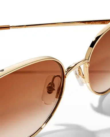 Cartier Panthere Metal Cat-Eye Sunglasses | Thumbnail 4
