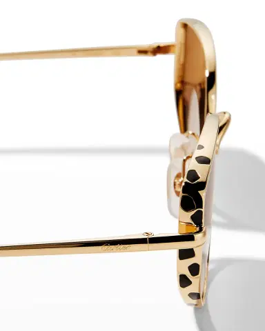 Cartier Panthere Metal Cat-Eye Sunglasses | Thumbnail 5