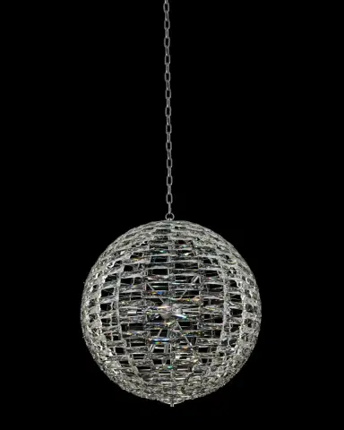 Allegri Crystal by Kalco Lighting 26" Alta Orb Pendant Light | Thumbnail 2