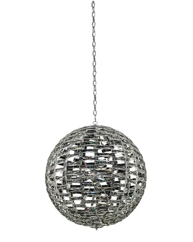 Allegri Crystal by Kalco Lighting 26" Alta Orb Pendant Light
