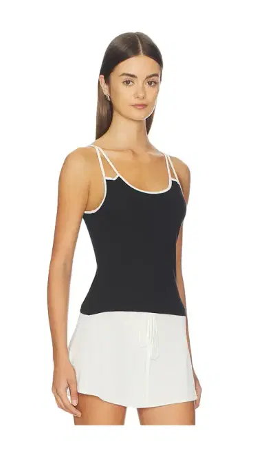 RE/DONE Contrast Spaghetti Tank Top | Thumbnail 6
