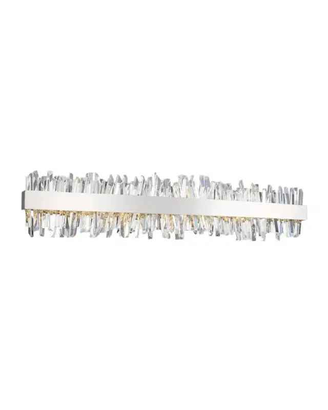 Allegri Crystal by Kalco Lighting Glacier 38" LED Bath Vanity Light