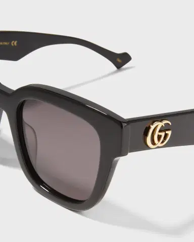 Gucci Oversized Rectangle Acetate Sunglasses | Thumbnail 4 Gucci Oversized Rectangle Acetate Sunglasses | Thumbnail 4