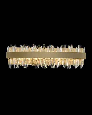 Allegri Crystal by Kalco Lighting Glacier 24" LED Bath Vanity Light | Thumbnail 2 Allegri Crystal by Kalco Lighting Glacier 24" LED Bath Vanity Light | Thumbnail 2