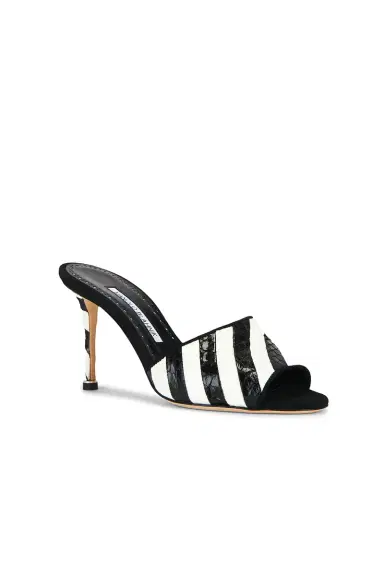 Manolo Blahnik Larache 90 Mule Sandal | Thumbnail 2 Manolo Blahnik Larache 90 Mule Sandal | Thumbnail 2