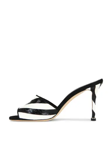 Manolo Blahnik Larache 90 Mule Sandal | Thumbnail 5 Manolo Blahnik Larache 90 Mule Sandal | Thumbnail 5