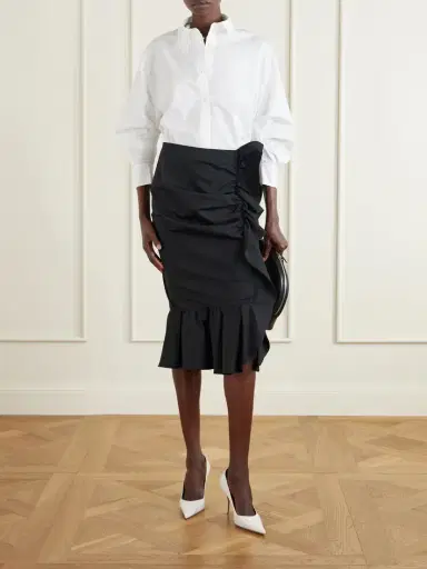 Carolina Herrera Clara Cotton-blend Poplin Shirt | Thumbnail 2 Carolina Herrera Clara Cotton-blend Poplin Shirt | Thumbnail 2